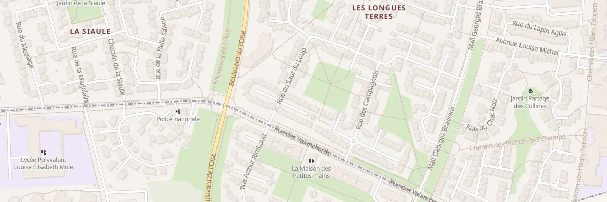 Plan du 22 Rue du Saut du Loup à Vauréal
