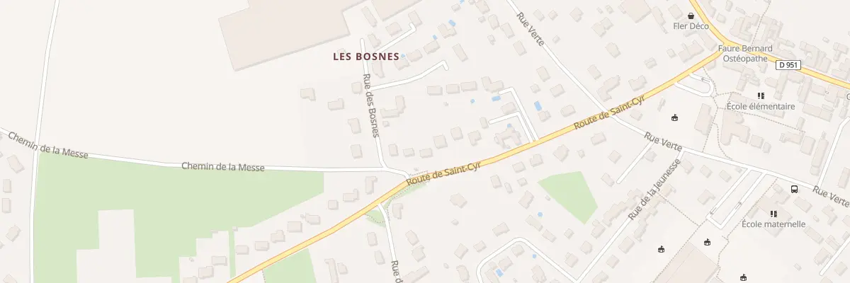 Plan du 362 Rte de Saint-Cyr à Sandillon