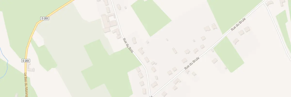 Plan du 9B Rue du Bois à Vaudringhem