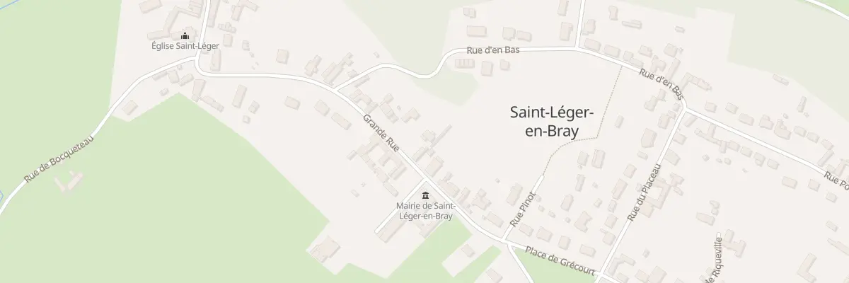 Plan du 25 Gr Grande Rue à Saint-Léger-en-Bray