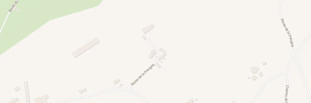 Plan du 12 Rte de la Preugne à Briantes