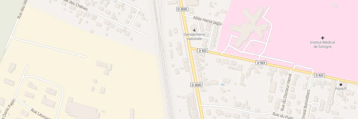 Plan du 26 Av de Vierzon à Lamotte-Beuvron