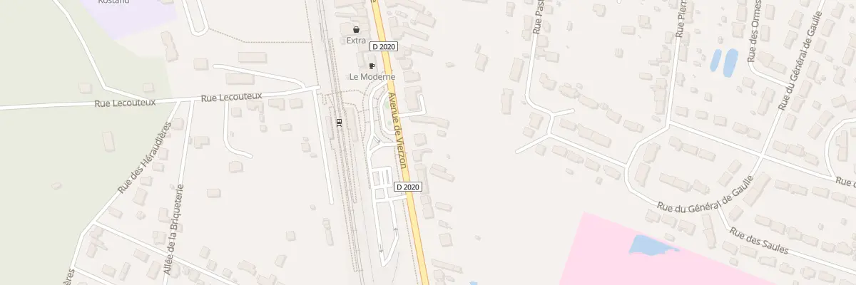 Plan du 9 Av de Vierzon à Lamotte-Beuvron