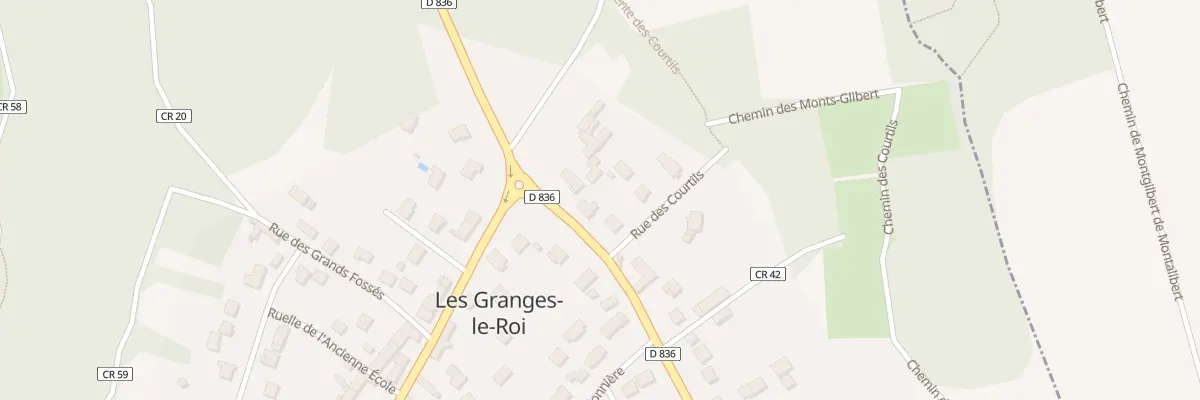 Plan du 3 Rue d’Etampes aux Granges-le-Roi