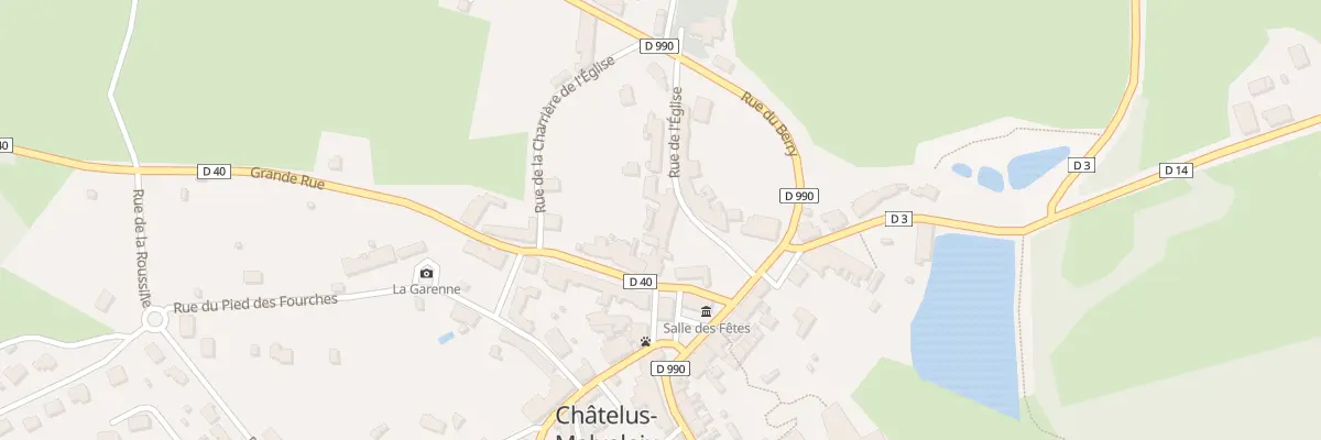 Plan du 7 Pl St Pierre à Châtelus-Malvaleix