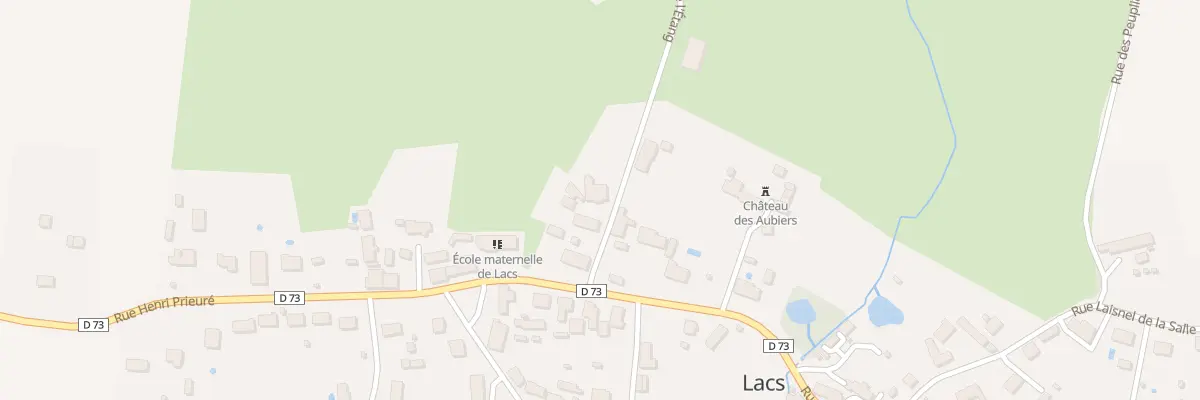 Plan du 5 Rue de l’Etang à Lacs