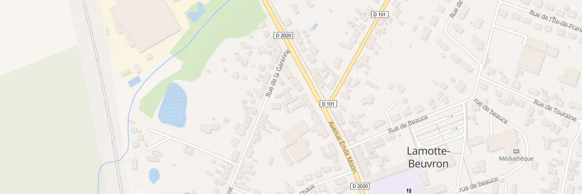 Plan du 8 Av d’Orléans à Lamotte-Beuvron