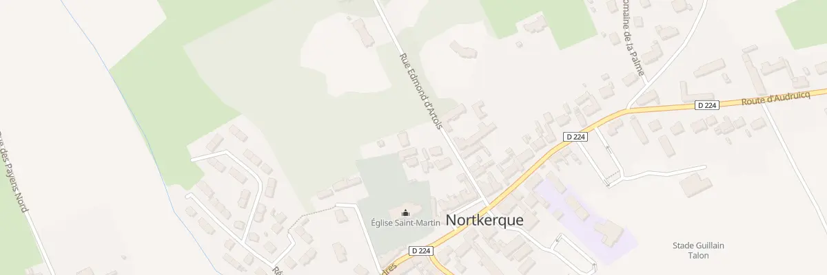 Plan du 7 Rue Edmond d’Artois à Nortkerque