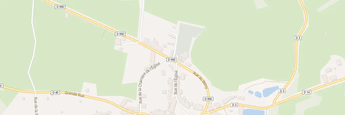 Plan du 11 Rue du Berry à Châtelus-Malvaleix