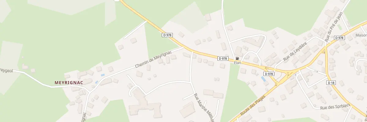 Plan du 17 Rte des Cerisiers à Marcillac-la-Croisille