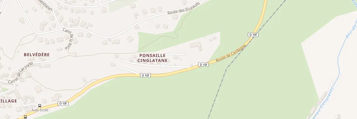 Plan du 2 Rue de la Cinglantane à Égat