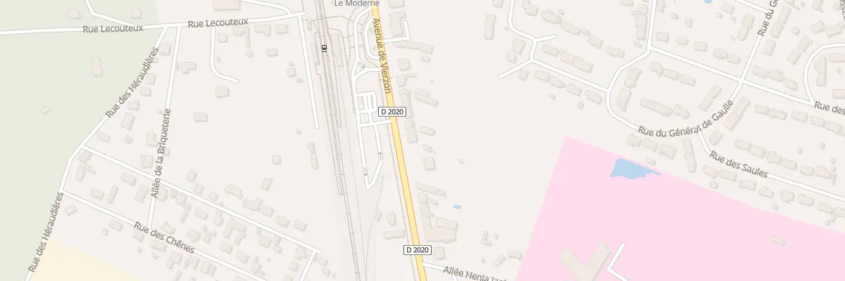 Plan du 19 Av de Vierzon à Lamotte-Beuvron