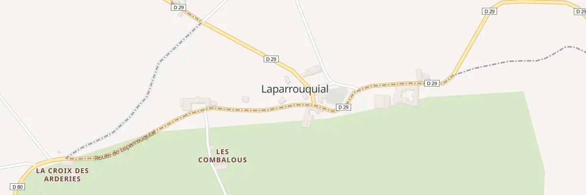 Plan du 5033 Laparrouquial à Laparrouquial