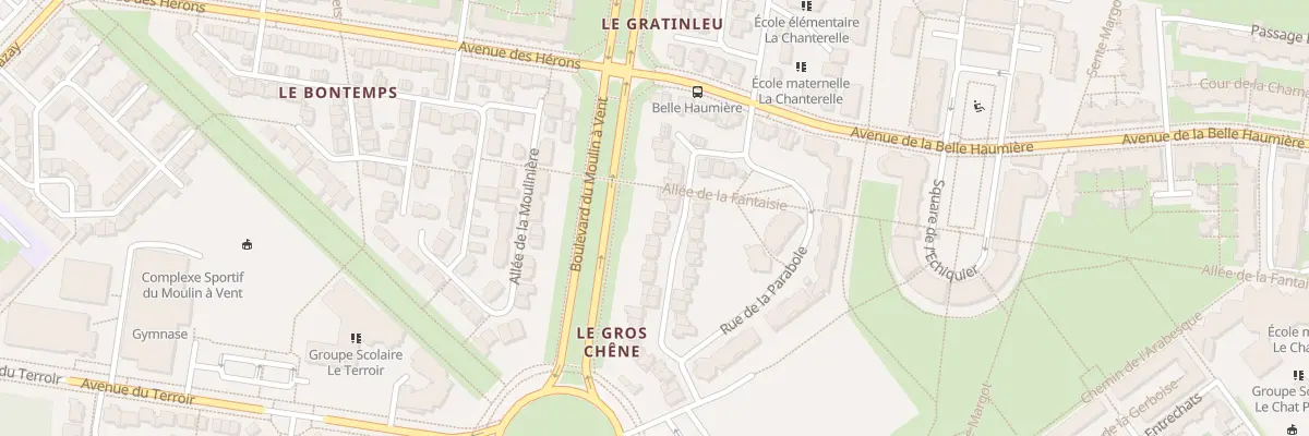 Plan du 61 Rue de la Parabole à Cergy