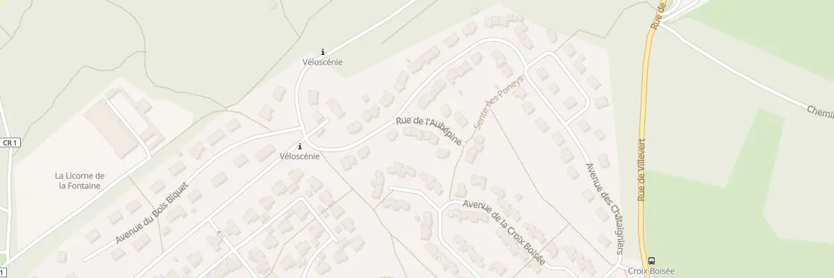 Plan du 4 Rue de l’Aubépine à Bonnelles