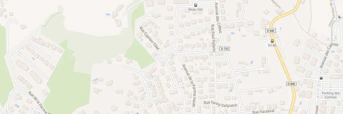 Plan du 14 Rue Antonin Delpuech à Figeac