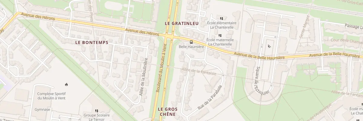 Plan du 71 Rue de la Parabole à Cergy