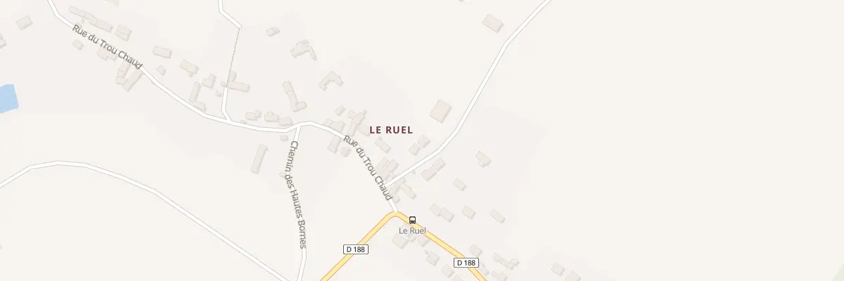 Plan du 1T Côte des Hamets à Haravilliers