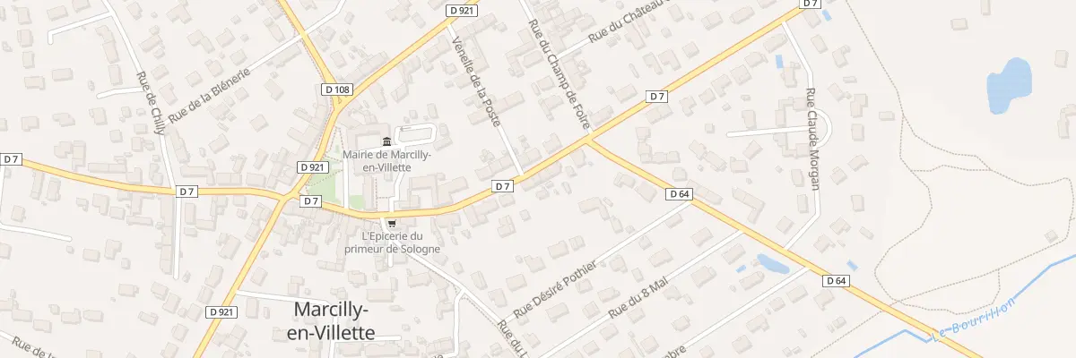 Plan du 172 Rue de la Poste à Marcilly-en-Villette