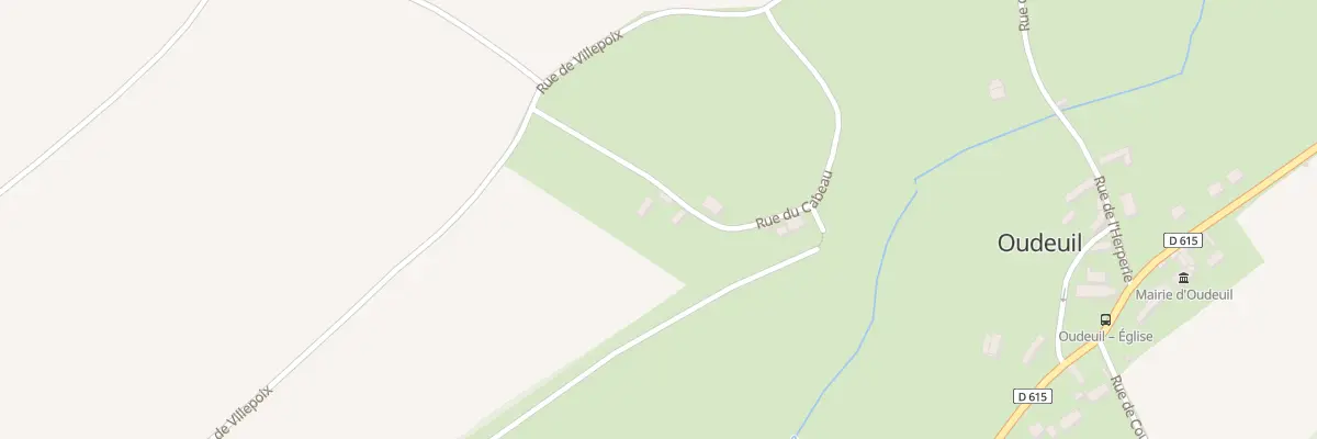Plan du 3 Rue du Cabeau à Oudeuil