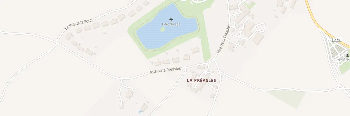 Plan du 5507 Le Pre de la Font à Lacs