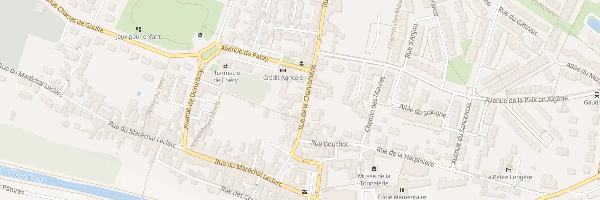 Plan du 11 Rue de la Charpenterie à Chécy