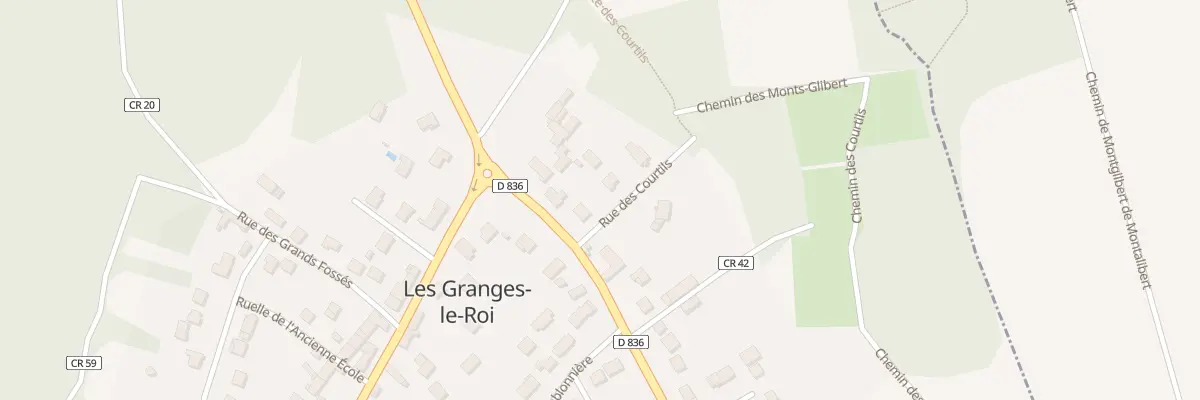 Plan du 1 Rue des Courtils aux Granges-le-Roi
