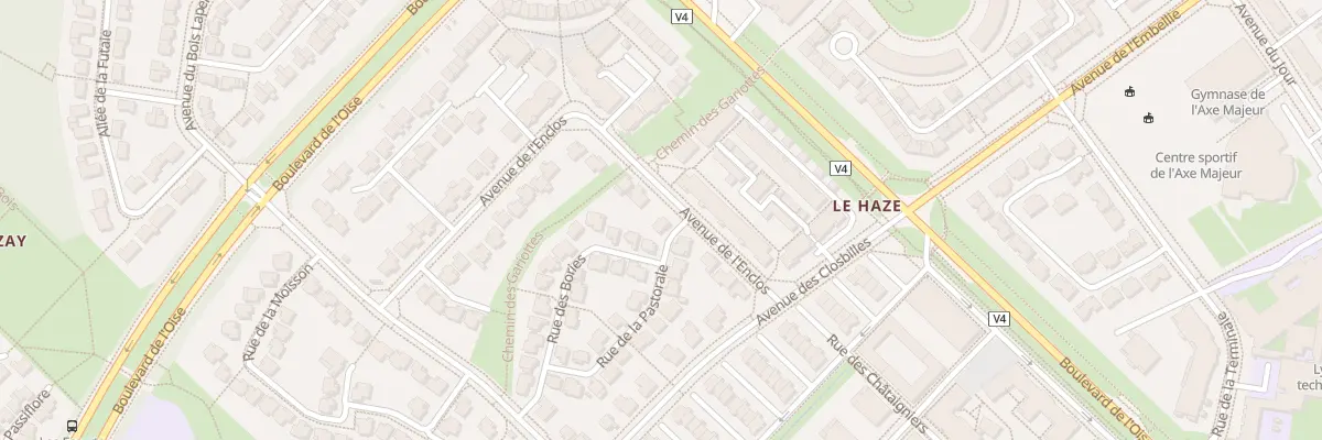 Plan du 2 Rue de la Pastorale à Cergy