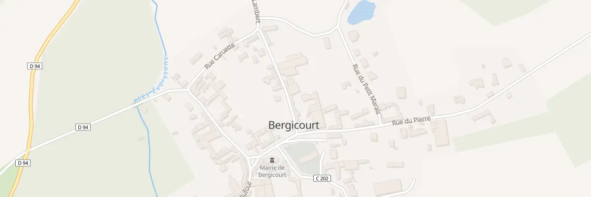 Plan du 33 Rue Lambert à Bergicourt