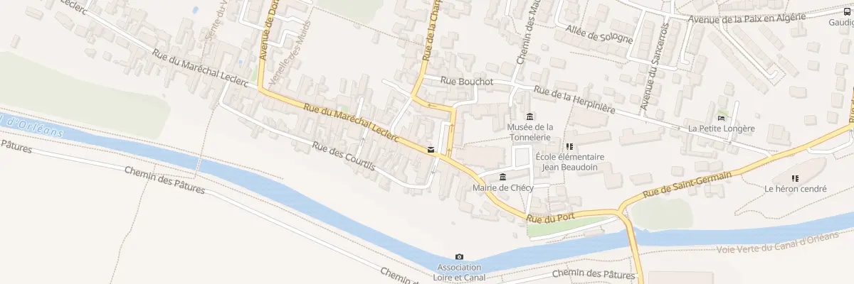 Plan du 2 Rue du Maréchal Leclerc à Chécy