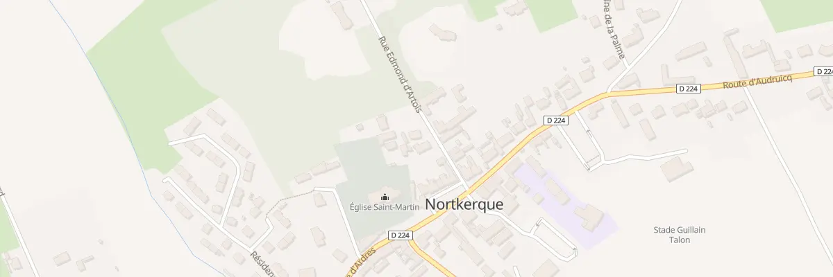 Plan du 3 Rue Edmond d’Artois à Nortkerque