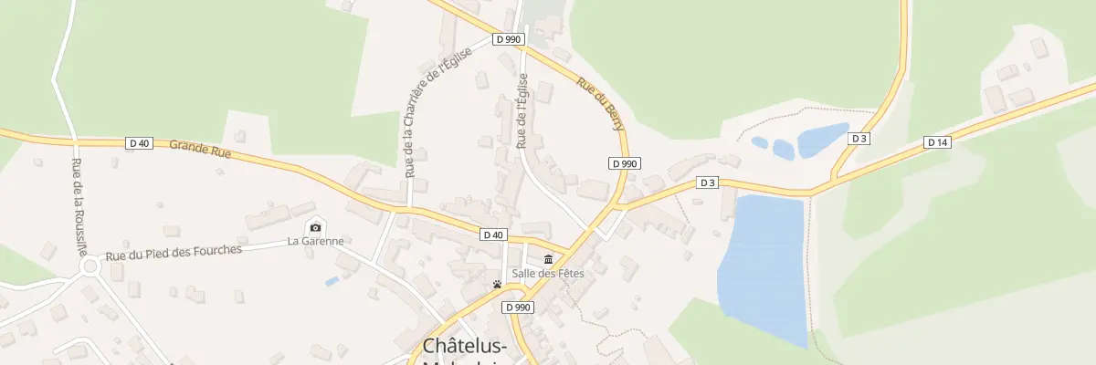 Plan du 4 Pl St Pierre à Châtelus-Malvaleix