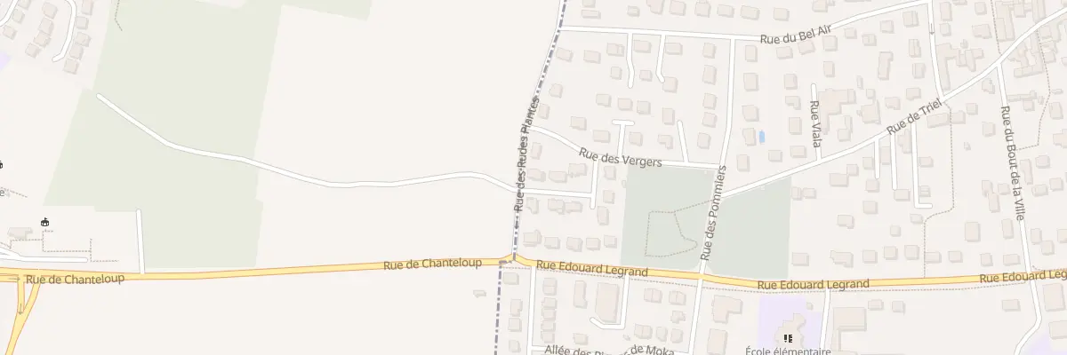 Plan du 6 Rue des Feuches à Chanteloup-les-Vignes