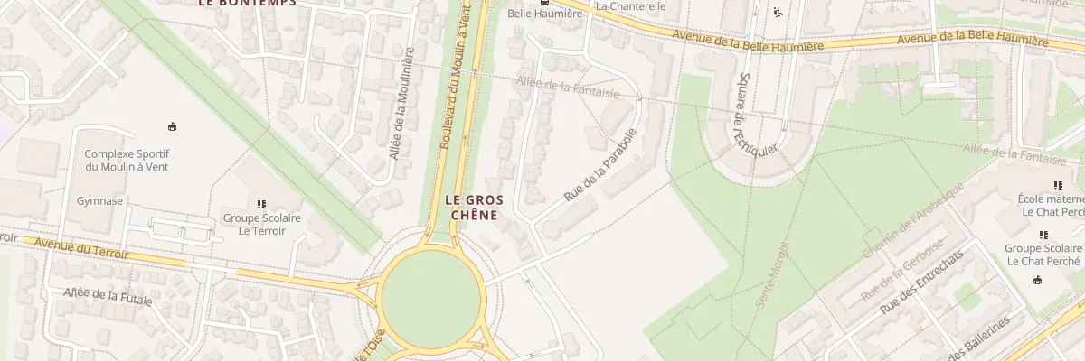 Plan du 10 Rue de la Parabole à Cergy