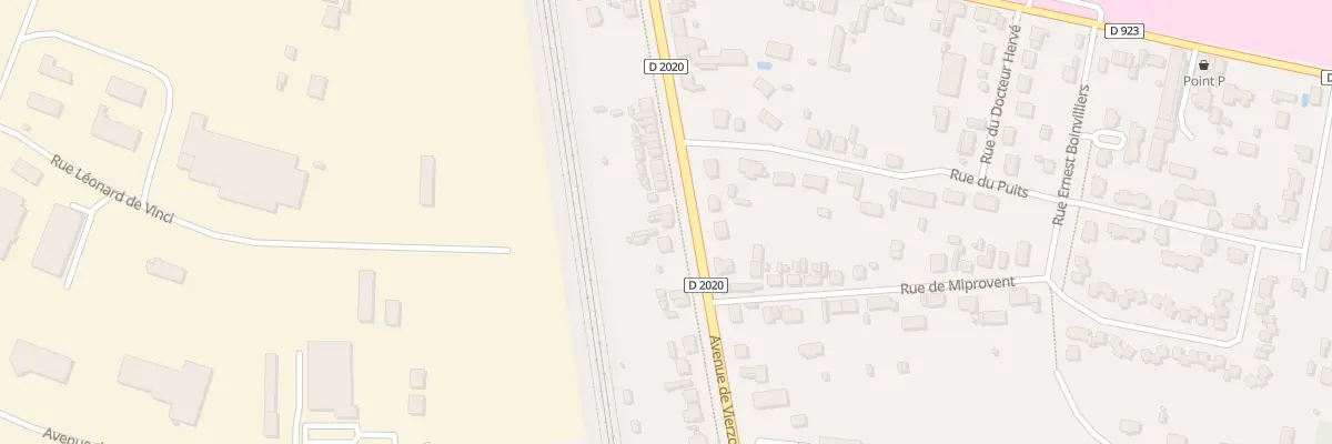 Plan du 64 Av de Vierzon à Lamotte-Beuvron