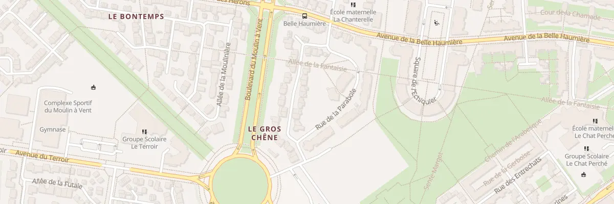 Plan du 16 Rue de la Parabole à Cergy