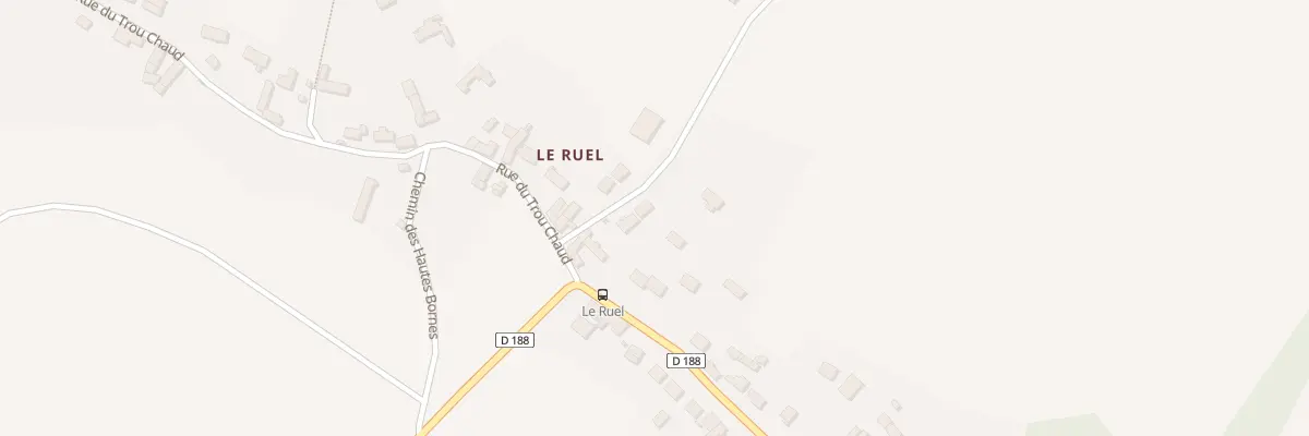 Plan des Hamets à Haravilliers