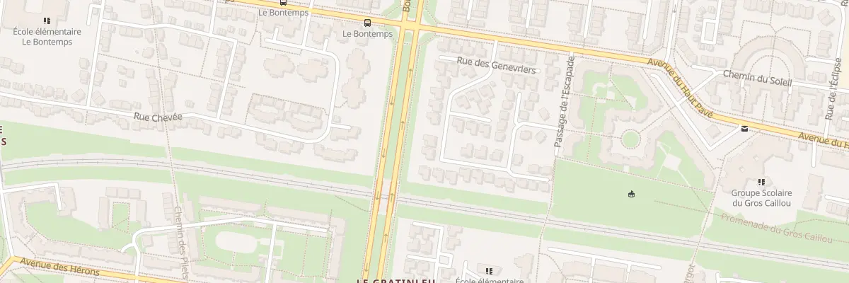 Plan du 24 Rue des Genevriers à Cergy