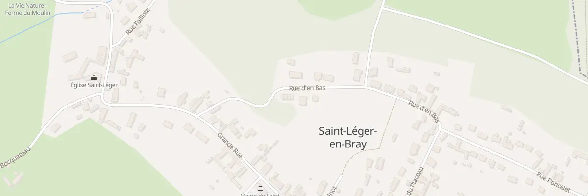 Plan du 6 Rue d’En Bas à Saint-Léger-en-Bray