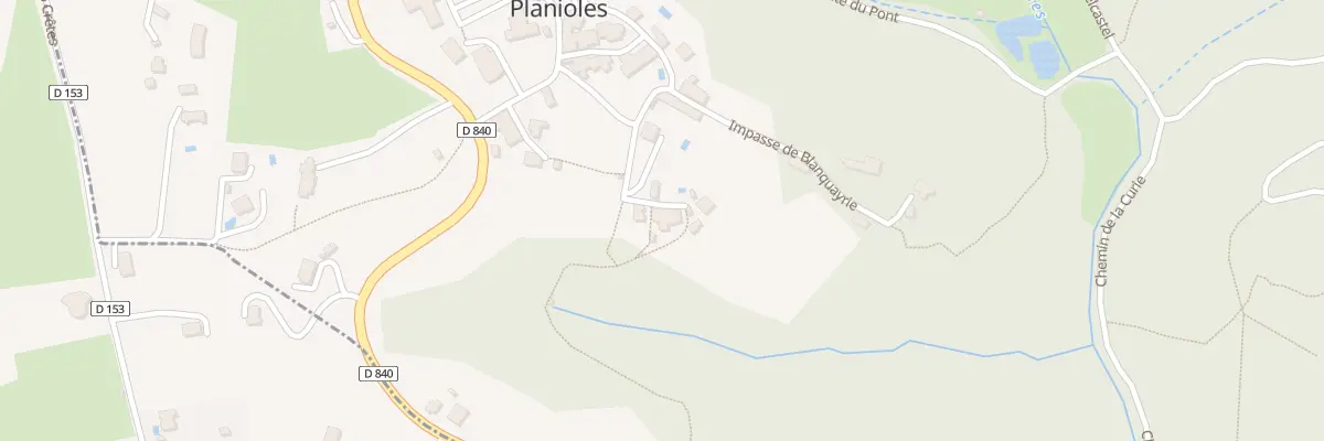 Plan du 82 Che de Saint Pierre à Planioles
