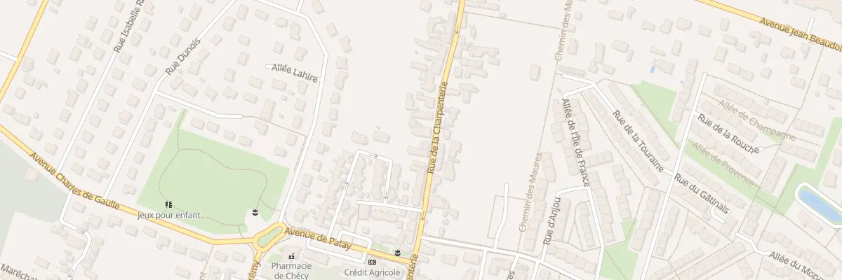 Plan du 41 Rue de la Charpenterie à Chécy