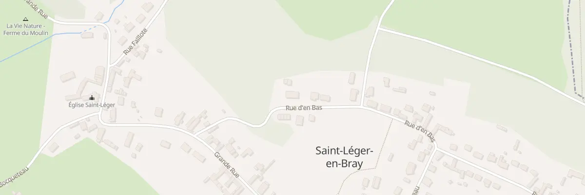 Plan du 9 Rue d’En Bas à Saint-Léger-en-Bray