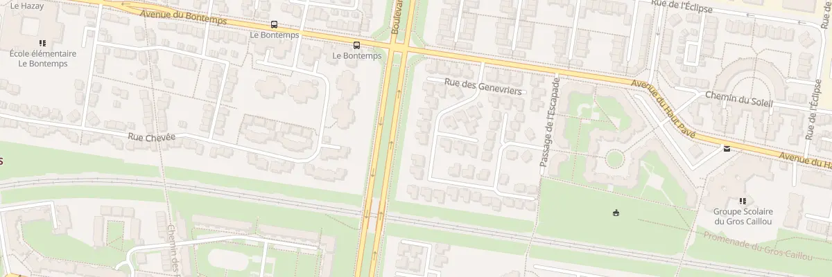 Plan du 22 Rue des Genevriers à Cergy