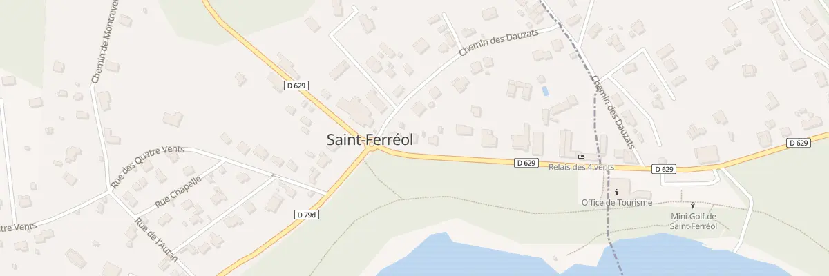 Plan du 3 Av de la Plage à Revel