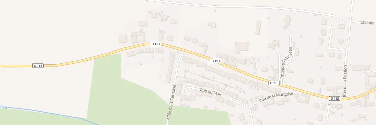 Plan du 109 Rue Fernand Lemercier à Hesdin-la-Forêt