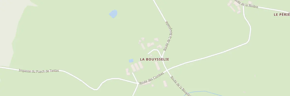 Plan du 199 La Bouyssellie à Sanvensa