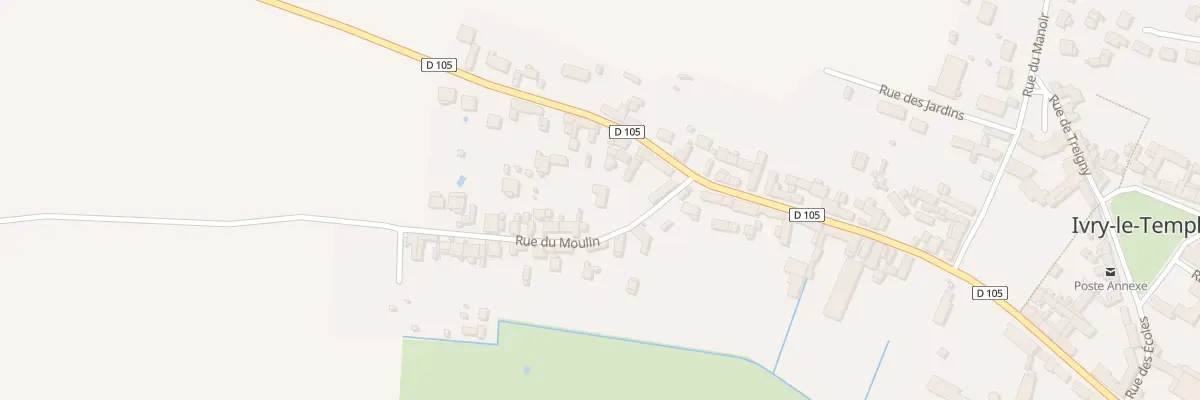 Plan du 2 Rue du Moulin à Ivry-le-Temple
