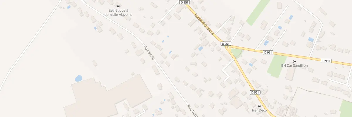 Plan du 809 Rue Verte à Sandillon
