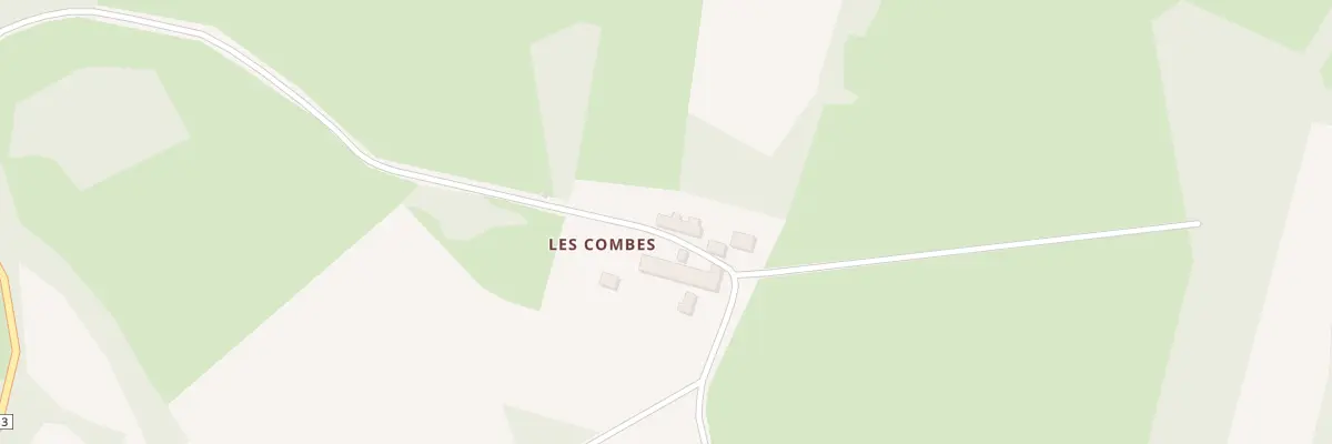 Plan du 1 Les Combes à La Cellette