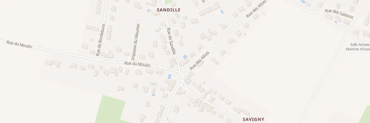 Plan du 640 Rue des Allots à Sandillon